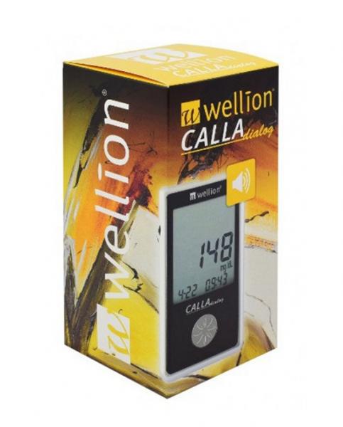 WELLION CALLA DIALOG ΜΕΤΡΗΤΗΣ ΣΑΚΧΑΡΟΥ ΜΕ ΦΩΝΗΤΙΚΗ ΛΕΙΤΟΥΡΓΙΑ ΓΙΑ ΑΤΟΜΑ ΜΕ ΠΡΟΒΛΗΜΑΤΑ ΟΡΑΣΗΣ