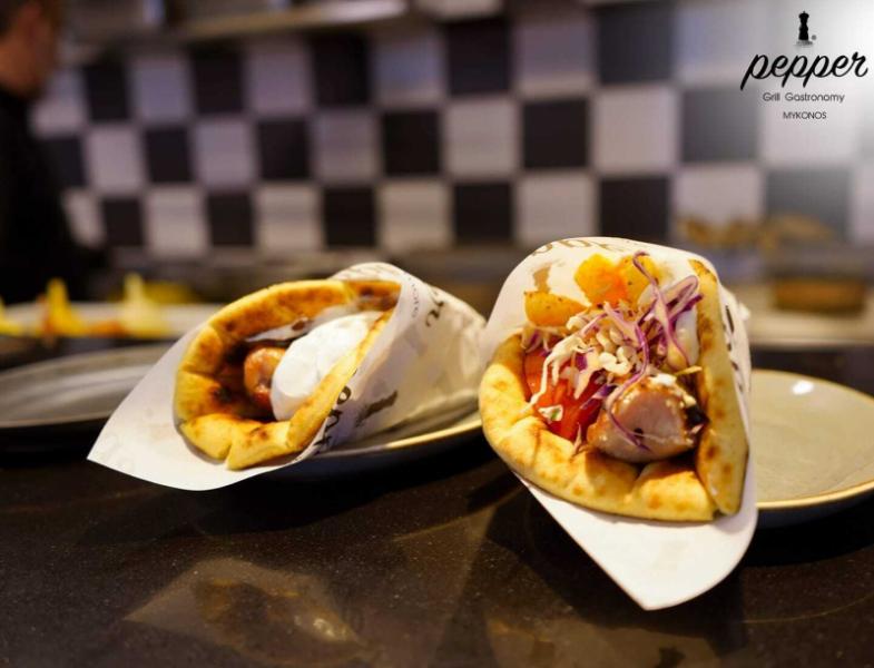 Pepper Souvlaki And More Mykonos Ψητοπωλείο Σουβλατζίδικο