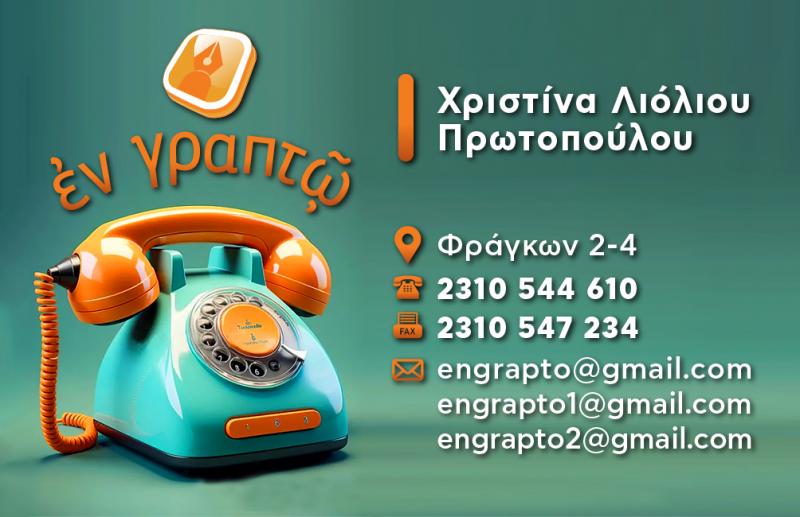Εν Γραπτώ Ψηφιακές εκτυπώσεις Τυπογραφείο