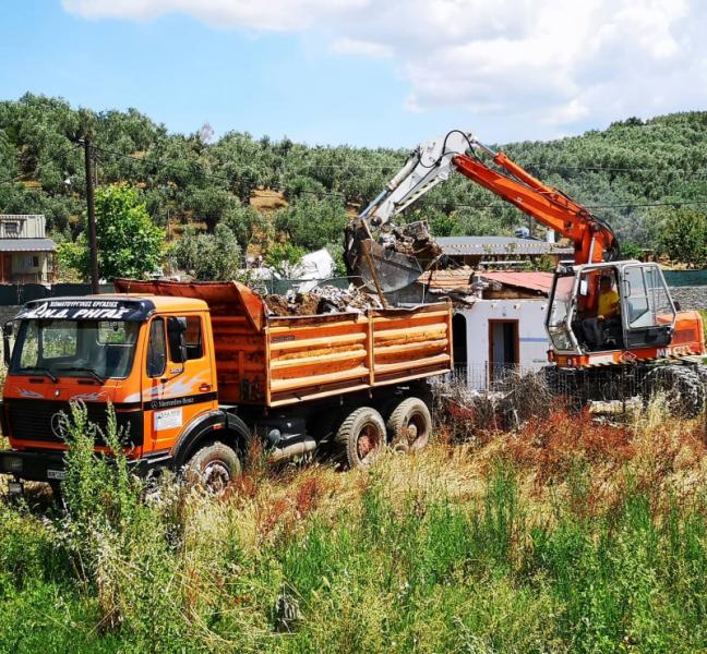 Χωματουργικά Ρήγας Νικόλαος Χωματουργικές εργασίες Αγριά Βόλου