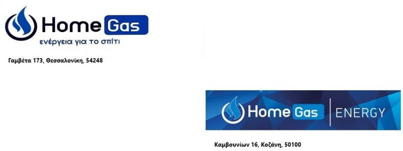 Homegas Θέρμανση Κλιματισμός Ηλιακή ενέργεια