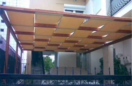 Νερολαδάκης Συστήματα σκίασης Τέντες