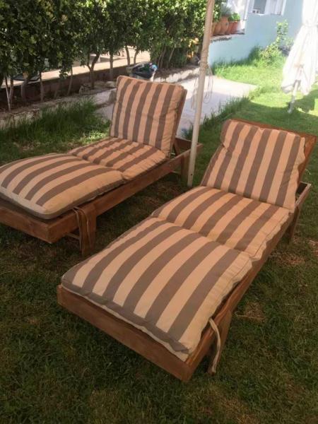 Art wood Panitsas - Ξύλινες ξαπλώστρες - Αίγιο