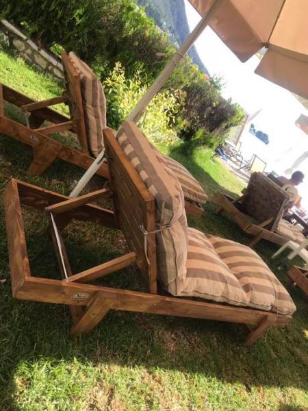 Art wood Panitsas - Ξύλινες ξαπλώστρες - Αίγιο