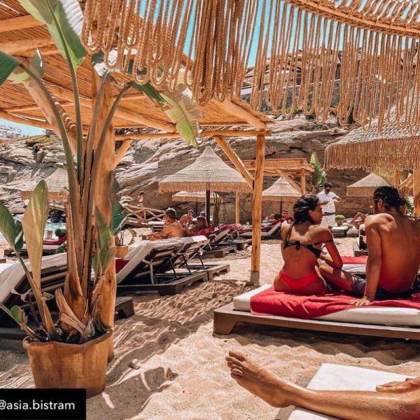 Agia Anna Beach Bar Kalafatis Ano Mera Mykonos Island